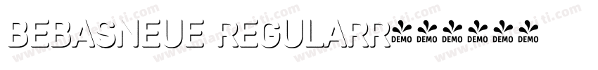 bebasneue regularr字体转换